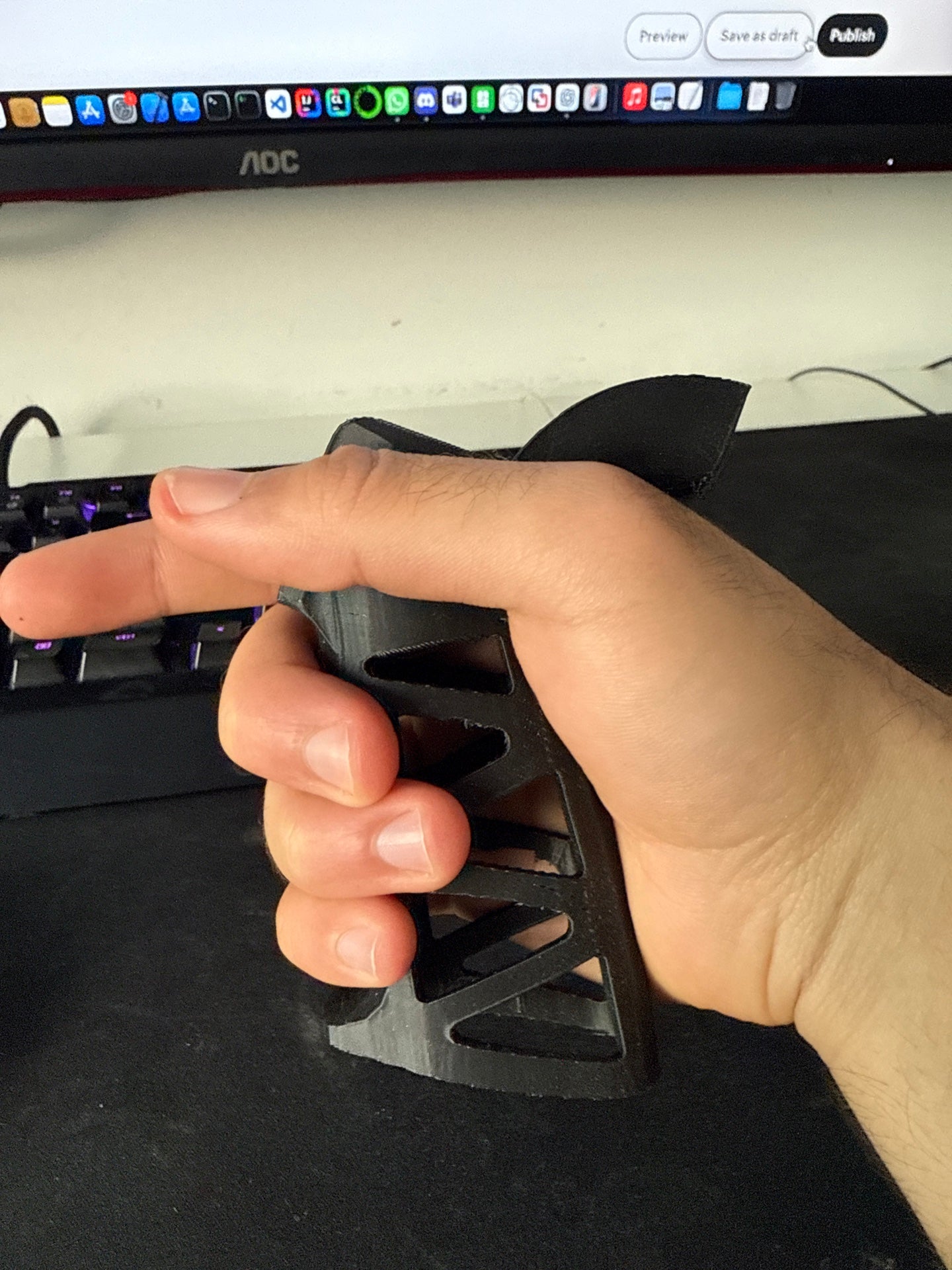 Escape from Tarkov gral-s pistol grip game figure